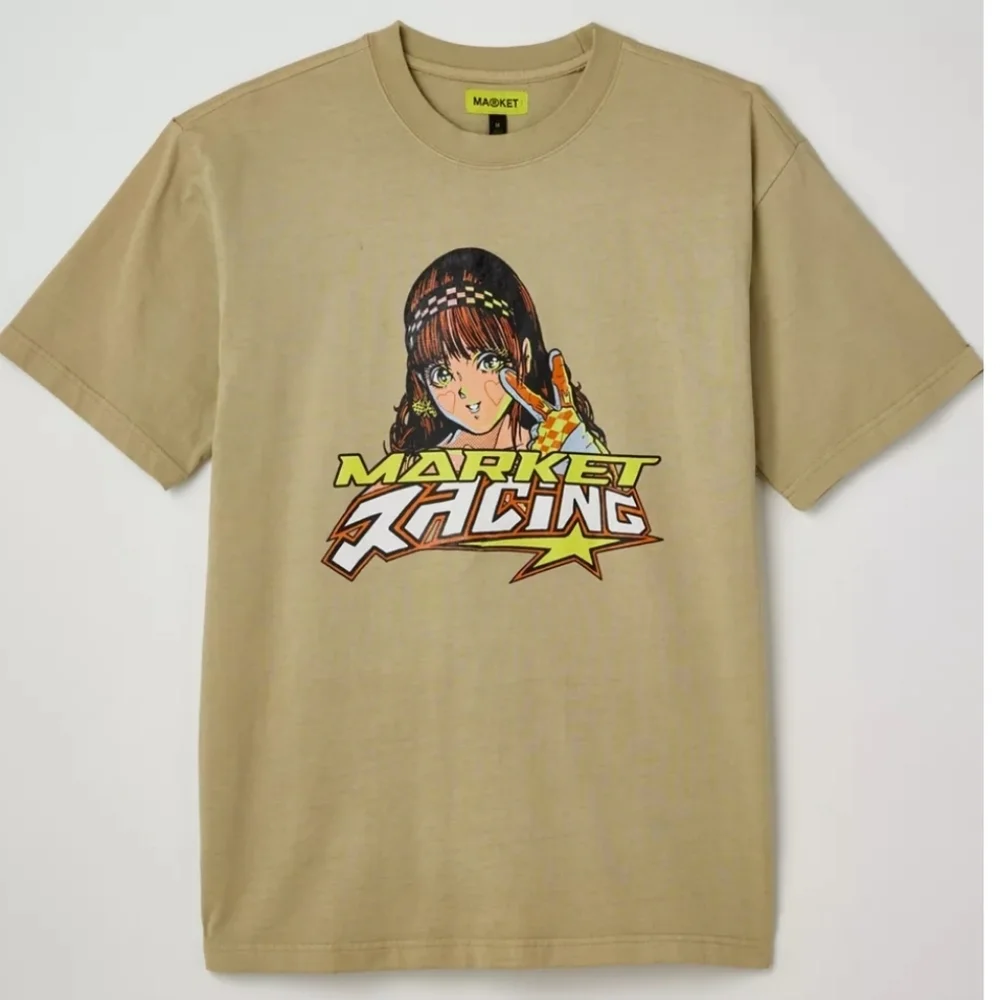 💥BUY 2 GET 1 FREE Market UO Exclusive On Any Sunday Tee Shirts, Size M & L, Tan - Picture 3 of 8